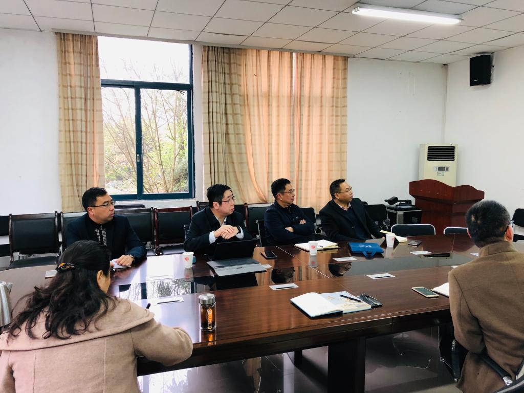 校长孟东方教授一行到太阳成tyc234cc调研指导工作