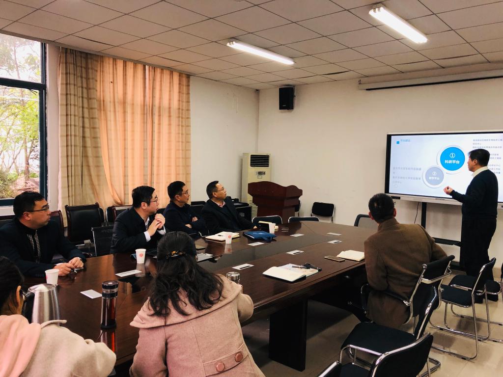 校长孟东方教授一行到太阳成tyc234cc调研指导工作